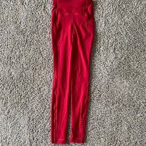 I am selling red lululemon leggings